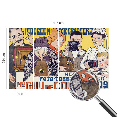 Papel mural texturado decorativo Pasión por la fotografía