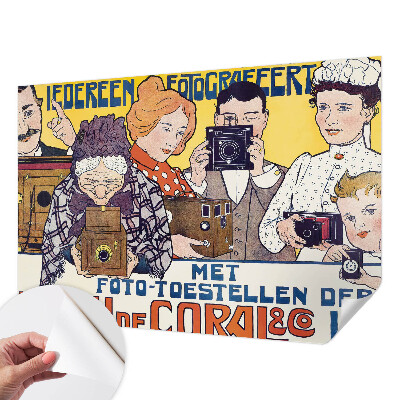 Papel mural texturado decorativo Pasión por la fotografía