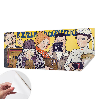 Papel mural texturado decorativo con diseño inspirado en la pasión por la fotografía