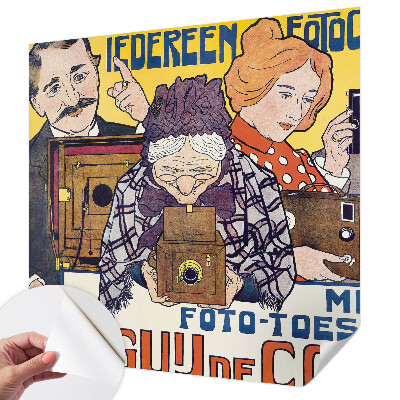 Papel mural texturado decorativo con diseño inspirado en la pasión por la fotografía