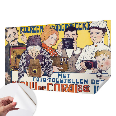 Papel mural texturado decorativo Pasión por la fotografía