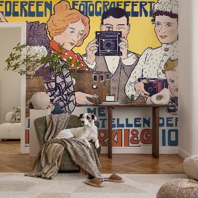 Papel mural texturado decorativo Pasión por la fotografía