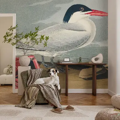 Mural de pared con estampado hermoso con un paisaje marino