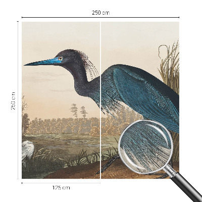 Mural de pared con estampado hermoso Aves acuáticas