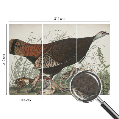 Papel mural con patrón decorativo Armonía natural