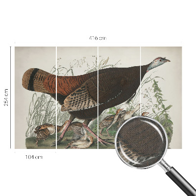 Papel mural con patrón decorativo Armonía natural