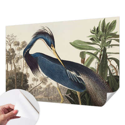 Papel mural texturado decorativo con diseño de naturaleza exótica