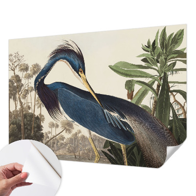 Papel mural texturado decorativo con diseño de naturaleza exótica
