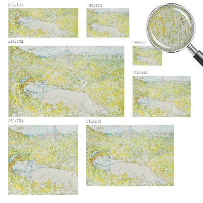 Fotomural decorativo para cabecero de cama Relajación primaveral