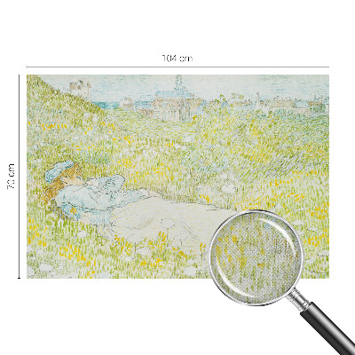 Fotomural decorativo para cabecero de cama Relajación primaveral