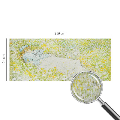 Fotomural decorativo para cabecero de cama Relajación primaveral