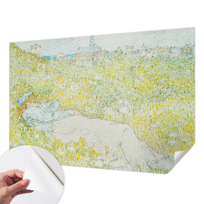 Fotomural decorativo para cabecero de cama Relajación primaveral