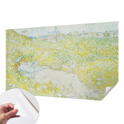 Fotomural decorativo para cabecero de cama Relajación primaveral