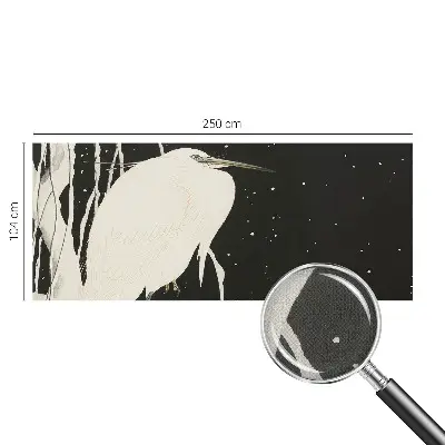 Mural de pared con estampado hermoso con diseño de ave de invierno