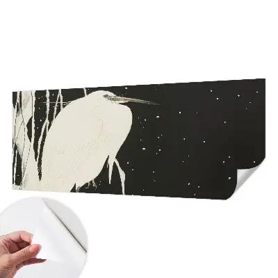 Mural de pared con estampado hermoso con diseño de ave de invierno