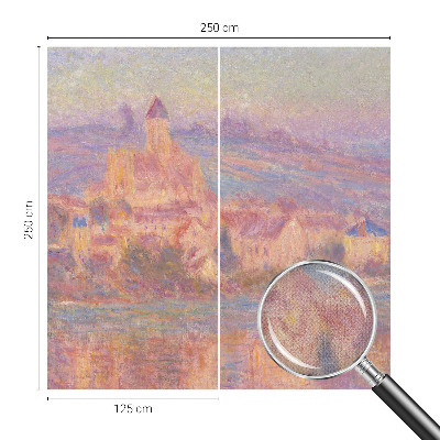 Papel mural con patrón decorativo Un pueblo encantador