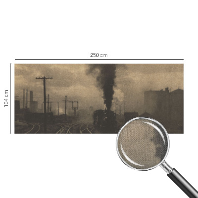 Papel mural con patrón decorativo Paisaje industrial