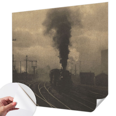 Papel mural con patrón decorativo Paisaje industrial