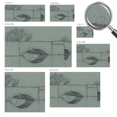 Fotomural decorativo para cabecero de cama Puente de arco