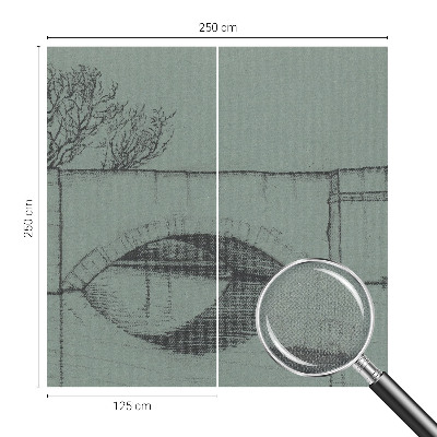 Fotomural decorativo para cabecero de cama Puente de arco