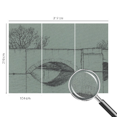 Fotomural decorativo para cabecero de cama Puente de arco