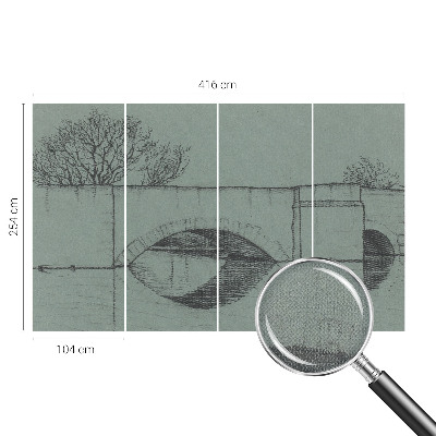 Fotomural decorativo para cabecero de cama Puente de arco