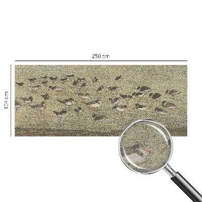 Papel mural texturado decorativo Paz de pájaro