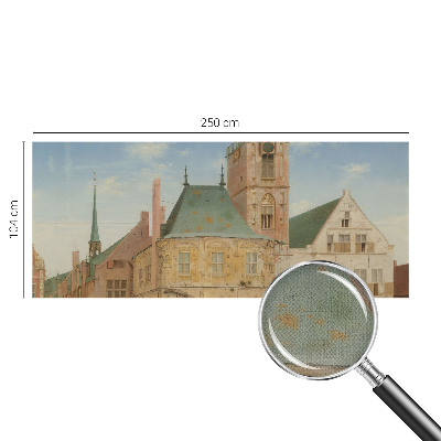 Mural de pared con estampado hermoso Ayuntamiento histórico