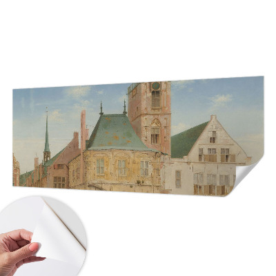 Mural de pared con estampado hermoso Ayuntamiento histórico