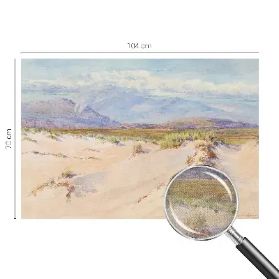 Papel mural texturado decorativo con un diseño de paisaje desértico