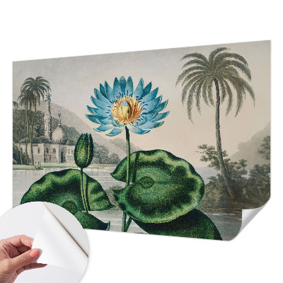 Fotomural decorativo para cabecero de cama con un paisaje exótico