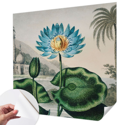 Fotomural decorativo para cabecero de cama con un paisaje exótico