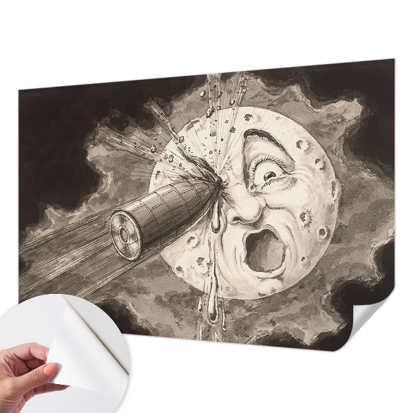 Mural de pared con estampado hermoso Colisión cósmica