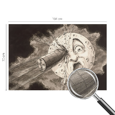 Mural de pared con estampado hermoso Colisión cósmica