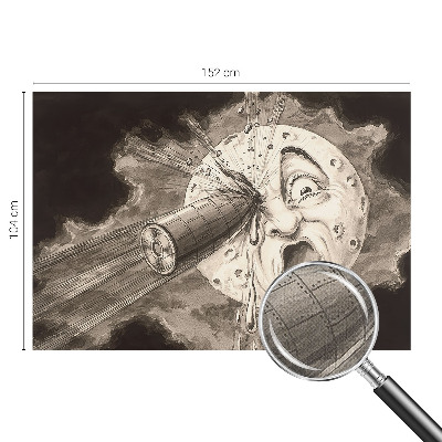 Mural de pared con estampado hermoso Colisión cósmica