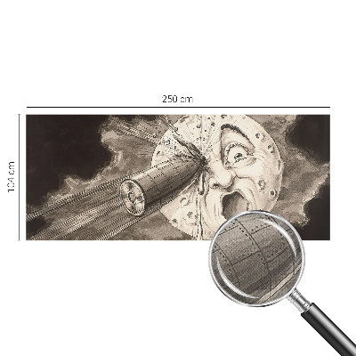 Mural de pared con estampado hermoso Colisión cósmica