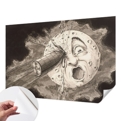 Mural de pared con estampado hermoso Colisión cósmica