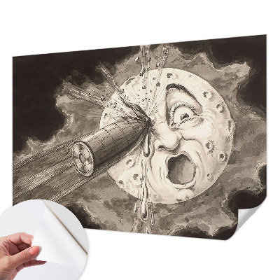 Mural de pared con estampado hermoso Colisión cósmica