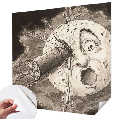 Mural de pared con estampado hermoso Colisión cósmica