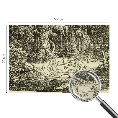 Papel mural texturado decorativo Círculo mágico