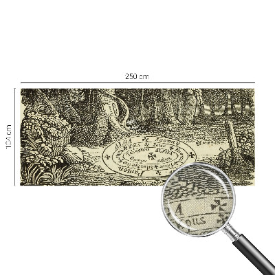 Papel mural texturado decorativo Círculo mágico