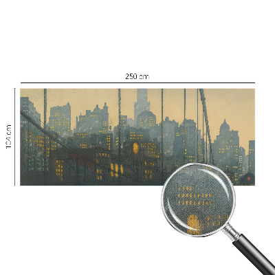 Papel mural texturado decorativo Panorama vespertino