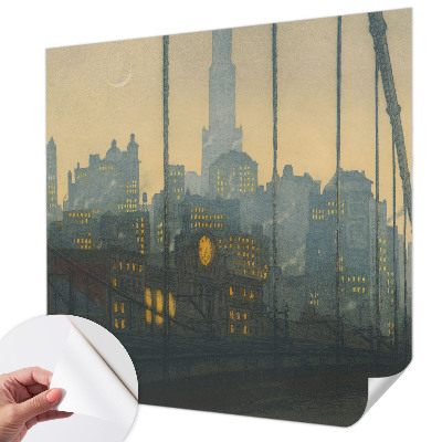 Papel mural texturado decorativo Panorama vespertino