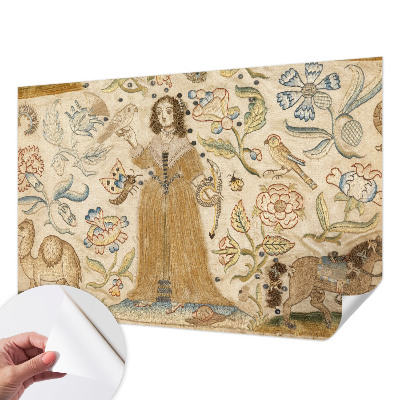 Mural de pared con estampado hermoso Naturaleza colorida