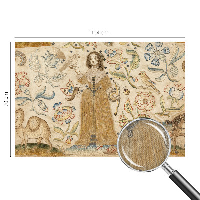 Mural de pared con estampado hermoso Naturaleza colorida