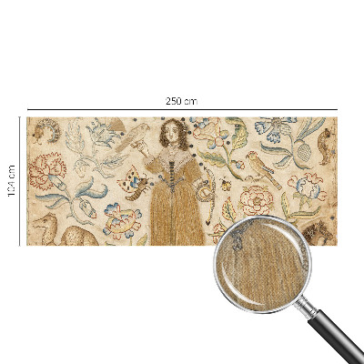 Mural de pared con estampado hermoso Naturaleza colorida