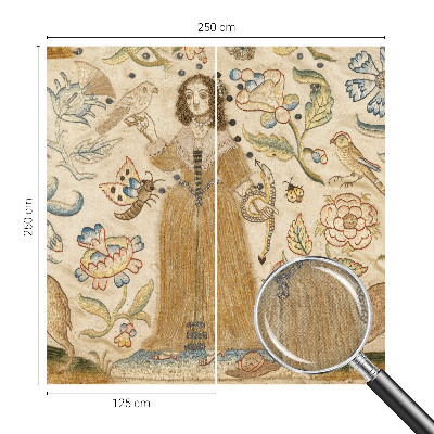 Mural de pared con estampado hermoso Naturaleza colorida