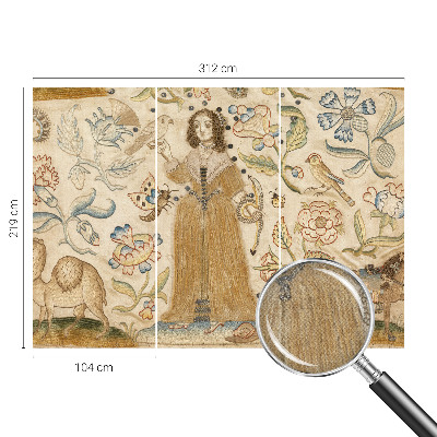 Mural de pared con estampado hermoso Naturaleza colorida