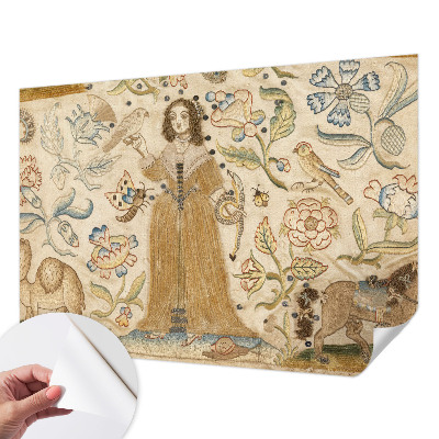 Mural de pared con estampado hermoso Naturaleza colorida