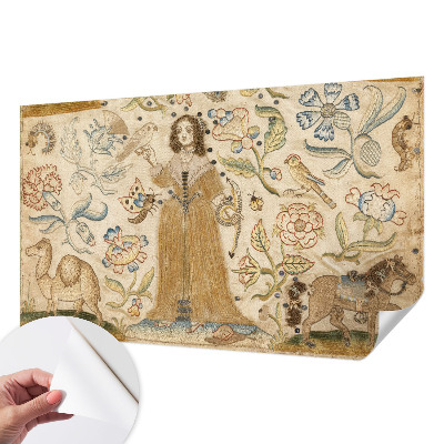 Mural de pared con estampado hermoso Naturaleza colorida